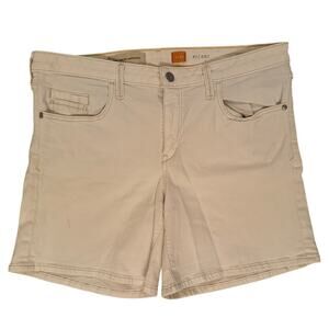 Anthropologie Pilcro Ivory Denim Shorts - Size 32